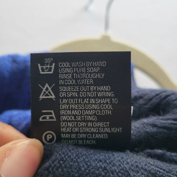 NWT – Clan Douglas Men’s Blue Checkerboard Crew Neck Cashmere Sweater (Size: XL) - Picture 11 of 14